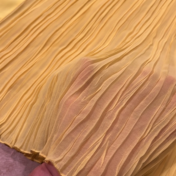 Ermanno Scervino yellow midi dress size 44 fits size 8 - Picture 5 of 7